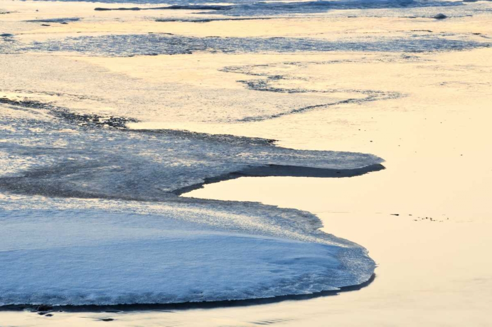 Canada, Ontario Ice patterns on Hope Bay art print by Mike Grandmaison for $57.95 CAD