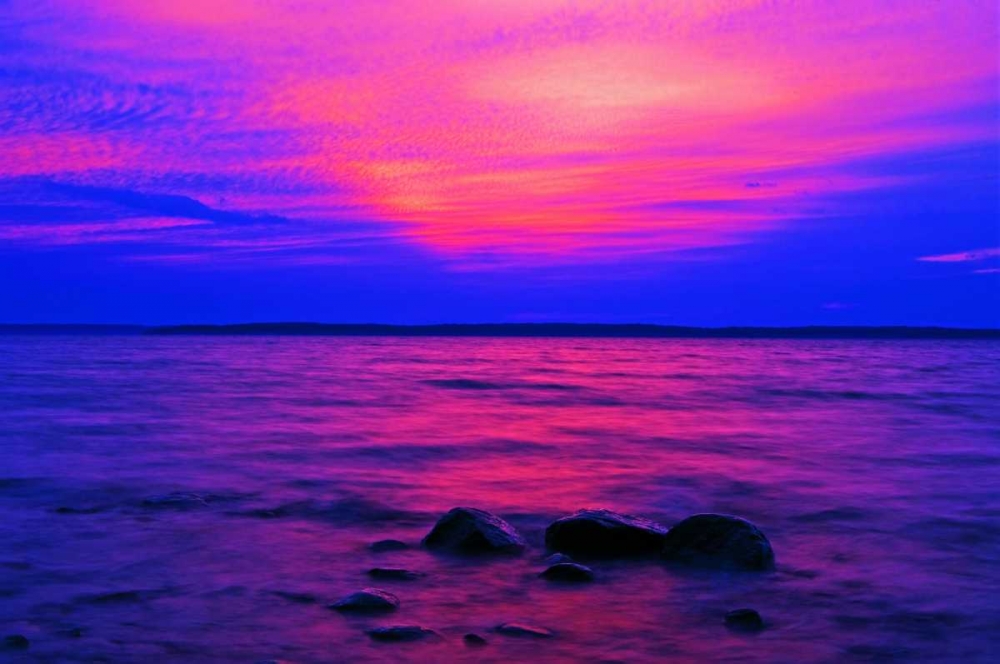 Canada, Ontario, Sunrise on Parry Sound art print by Mike Grandmaison for $57.95 CAD