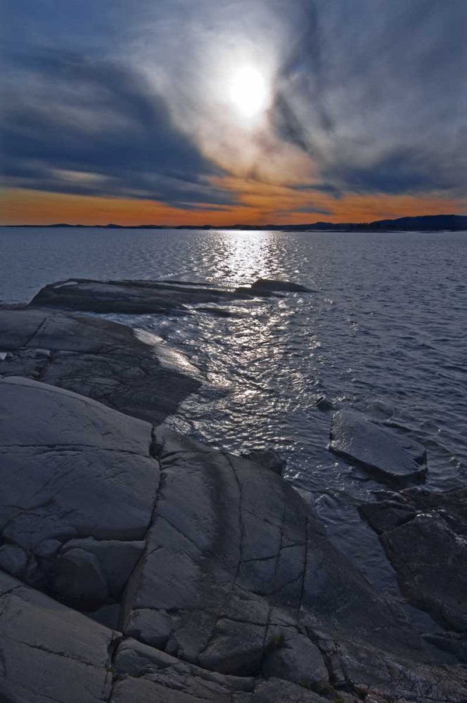 Canada, Ontario Storm front on Georgian Bay art print by Mike Grandmaison for $57.95 CAD