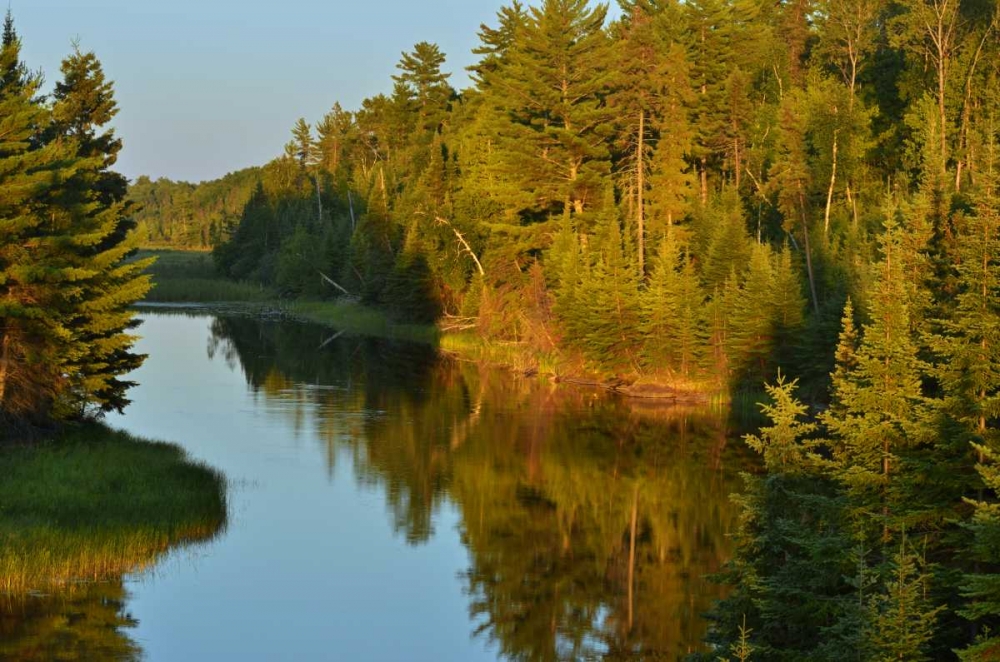 Canada, Ontario, Sunsett on water at Reed Narrows art print by Mike Grandmaison for $57.95 CAD