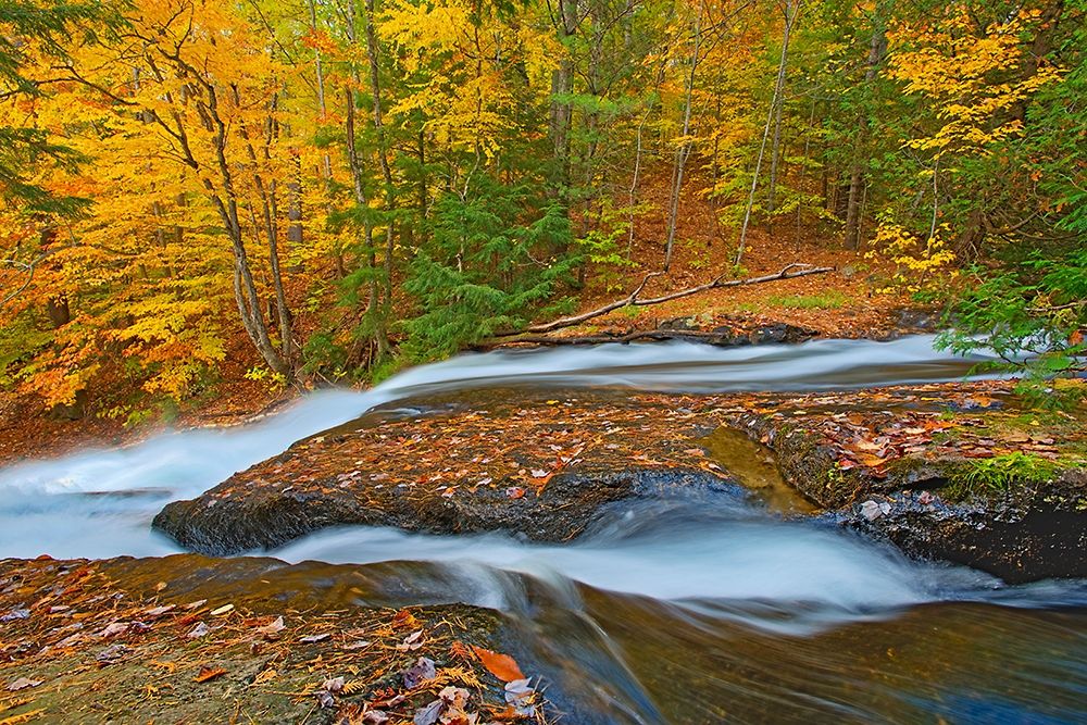 Canada-Ontario-Ullswater Waterfall at Hatchery Falls on the Skeleton River art print by Jaynes Gallery for $57.95 CAD