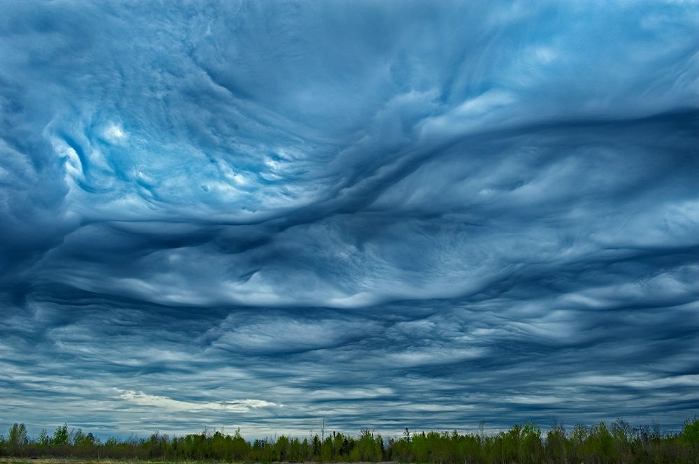 Canada-Ontario-Sault Ste Marie Asperitas clouds over Lake Superior art print by Jaynes Gallery for $57.95 CAD