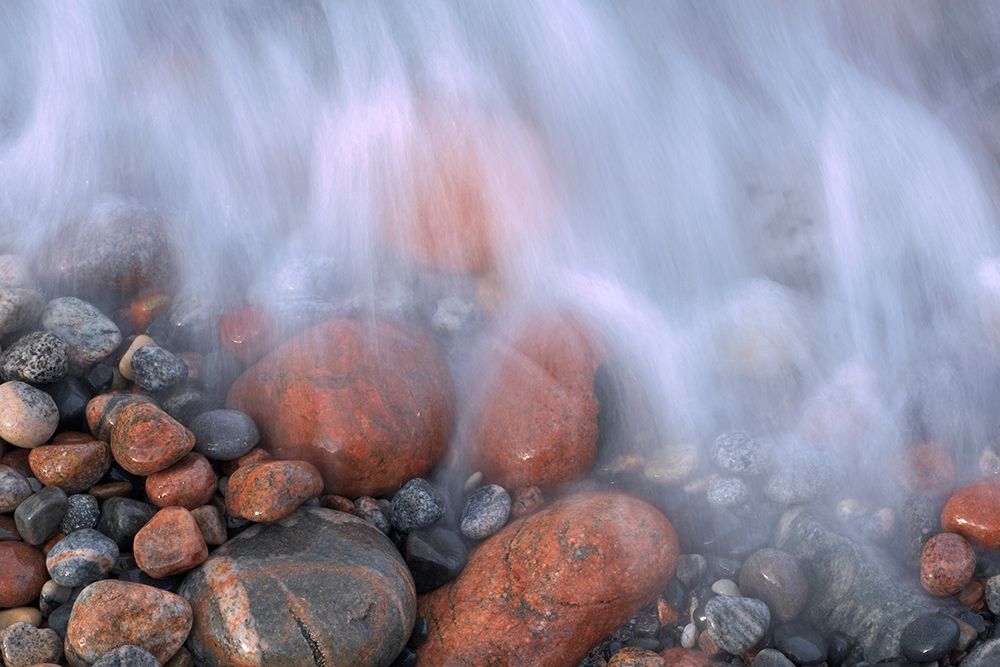 Canada-Ontario-Marathon Wave crashing on rocks at Pebble Beach art print by Jaynes Gallery for $57.95 CAD