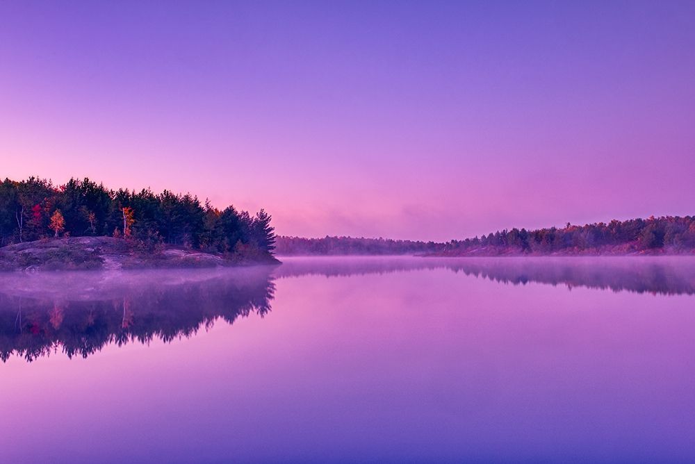 Canada-Ontario-Sudbury Dawn light on Lake Laurentian art print by Jaynes Gallery for $57.95 CAD