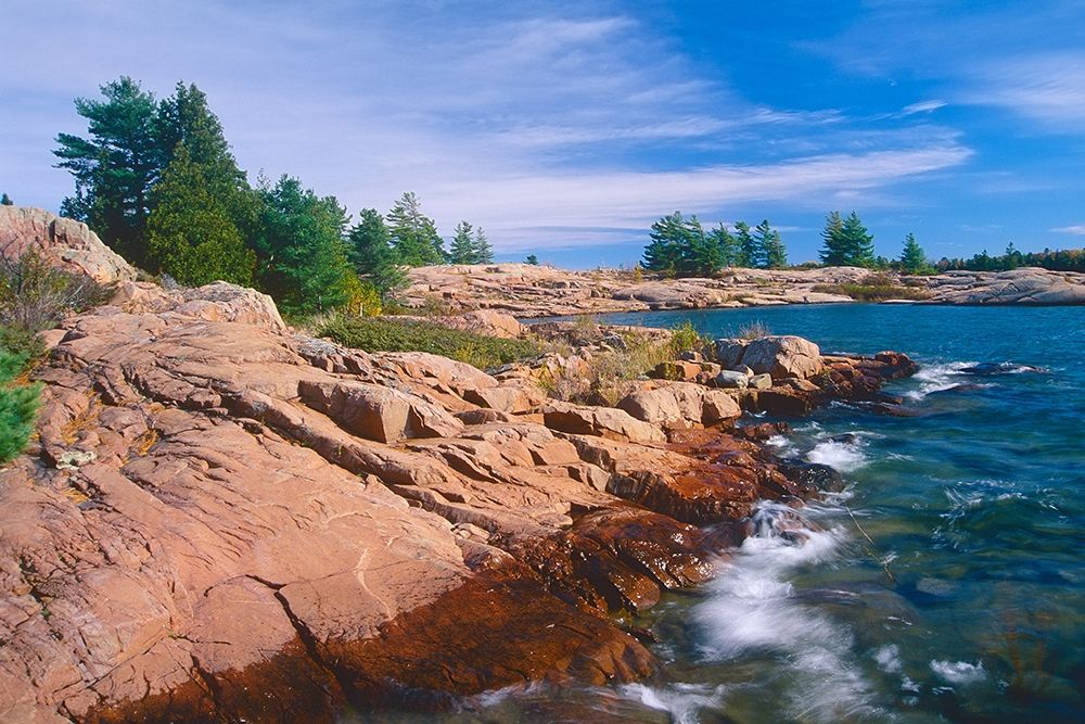 Canada-Ontario-Killarney Provincial Park Shoreline along Georgian Bay on Lake Huron art print by Jaynes Gallery for $57.95 CAD