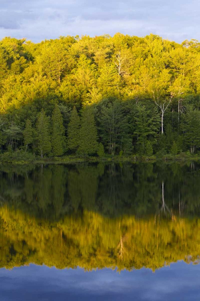 Canada, Quebec, Sunset on Lake Long Pond art print by Gilles Delisle for $57.95 CAD