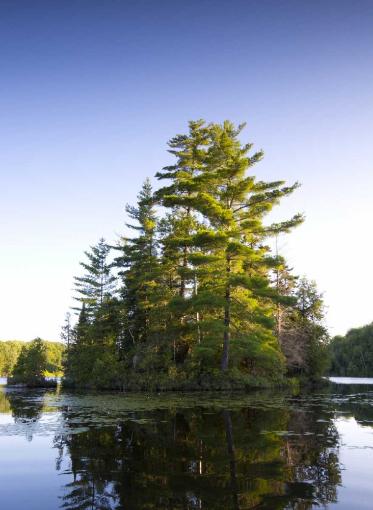 Canada, Quebec Island on Lake Long Pond art print by Gilles Delisle for $57.95 CAD
