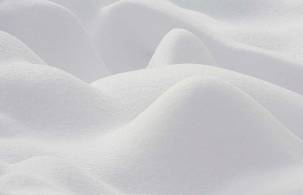 Canada, Quebec, Snow patterns over rocks art print by Gilles Delisle for $57.95 CAD