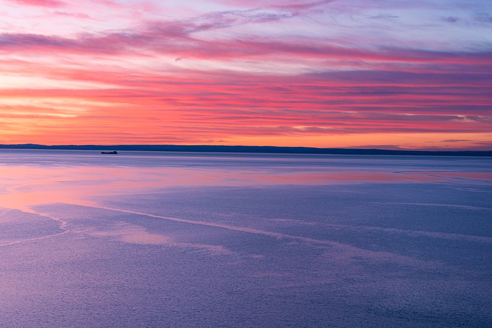 Canada-Quebec-Parc National du Fjord-du-Saguenay. Sunrise along the Saguenay River. art print by Jaynes Gallery for $57.95 CAD
