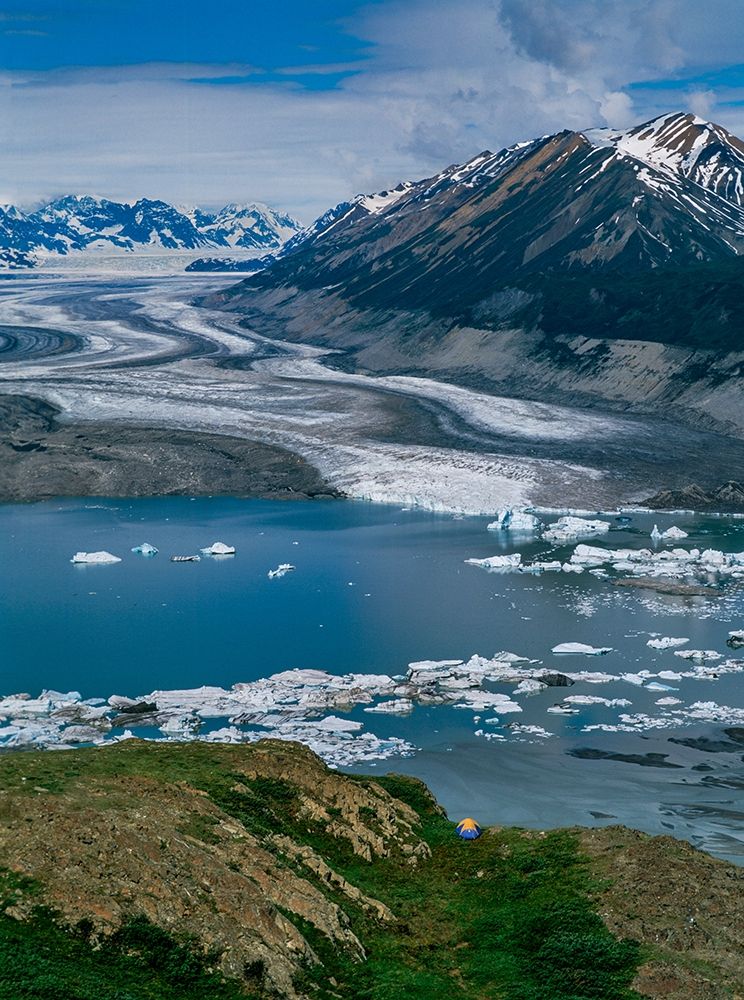 Camping near Lowell Lake-Alsek River-Kluane National Park-Yukon-Canada art print by Howie Garber for $57.95 CAD