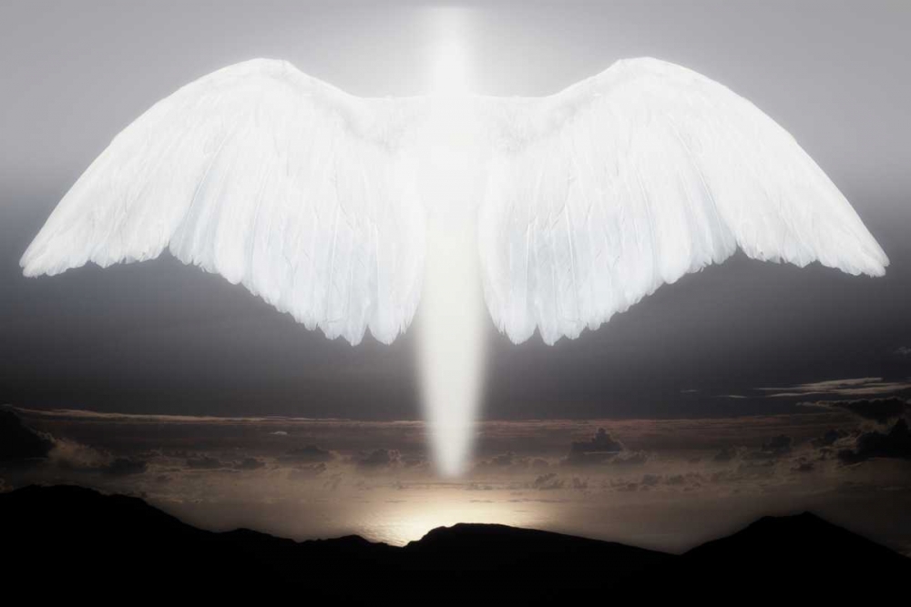 Artistic creation of angel or spirit art print by Jim Zuckerman for $57.95 CAD