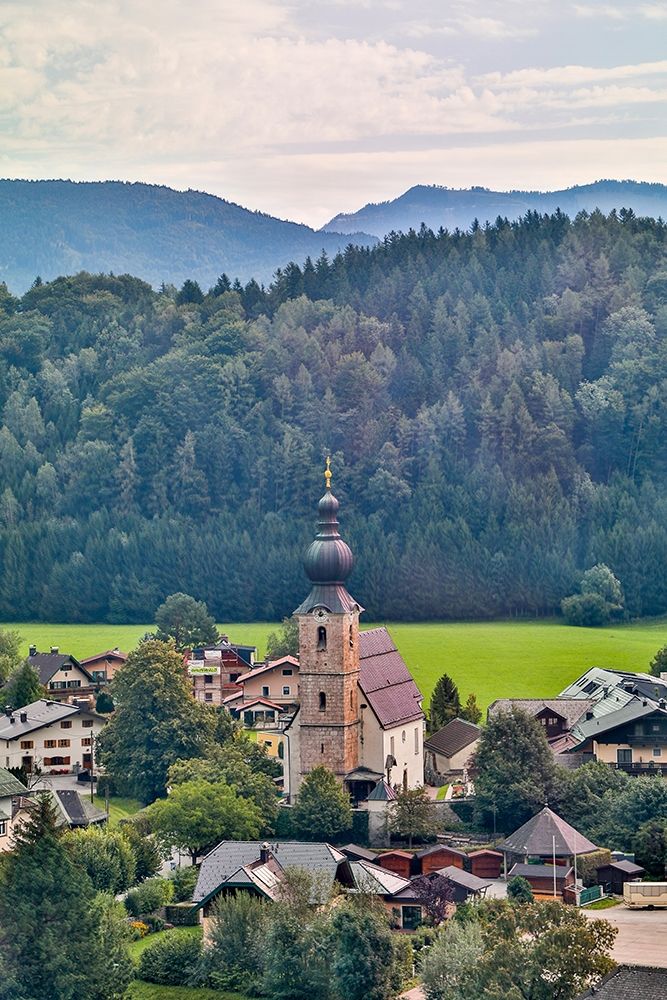Austria-Salzburg-Grodig-Mountains and View Around Salzburg art print by Hollice Looney for $57.95 CAD