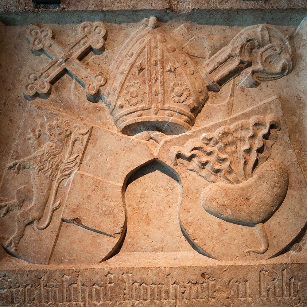 Salzburg-Austria Coat of arms in stone art print by Julien McRoberts for $57.95 CAD