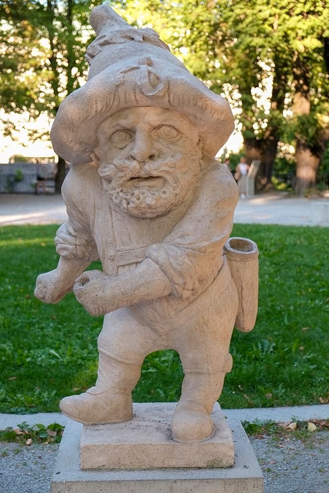 Salzburg-Austria Oldest dwarf garden These strange dwarfs are considered marble masterpieces art print by Julien McRoberts for $57.95 CAD