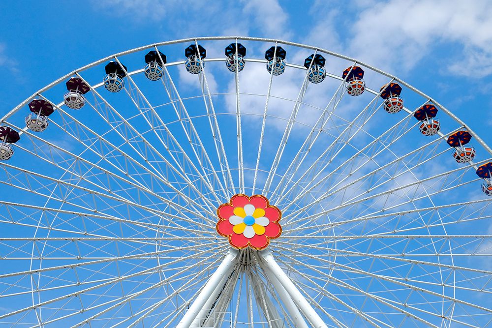 Vienna, Austria. Ferris wheel ride at the Famous Prater Amusement Park and Gardens. art print by Julien McRoberts for $57.95 CAD