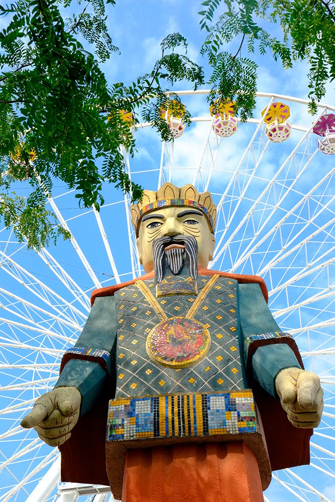 Vienna, Austria. Ferris wheel ride at the Famous Prater Amusement Park and Gardens. art print by Julien McRoberts for $57.95 CAD
