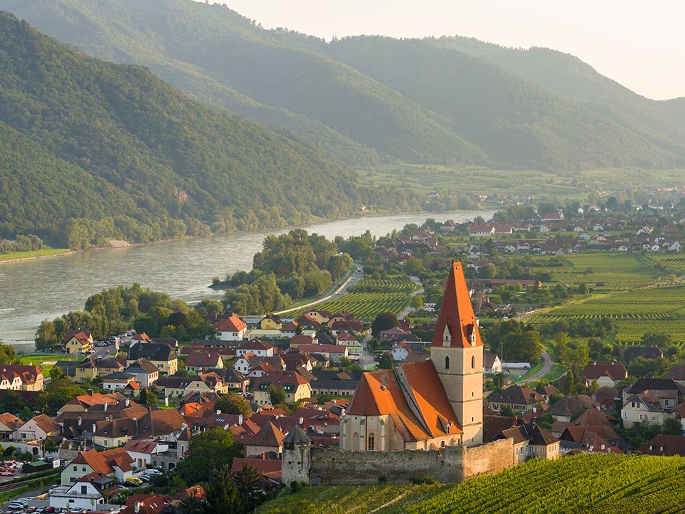 Historic village Weissenkirchen-UNESCO World Heritage Site-Lower Austria art print by Martin Zwick for $57.95 CAD
