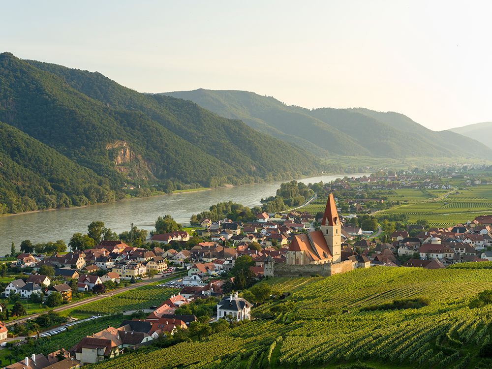 Historic village Weissenkirchen-UNESCO World Heritage Site-Lower Austria art print by Martin Zwick for $57.95 CAD