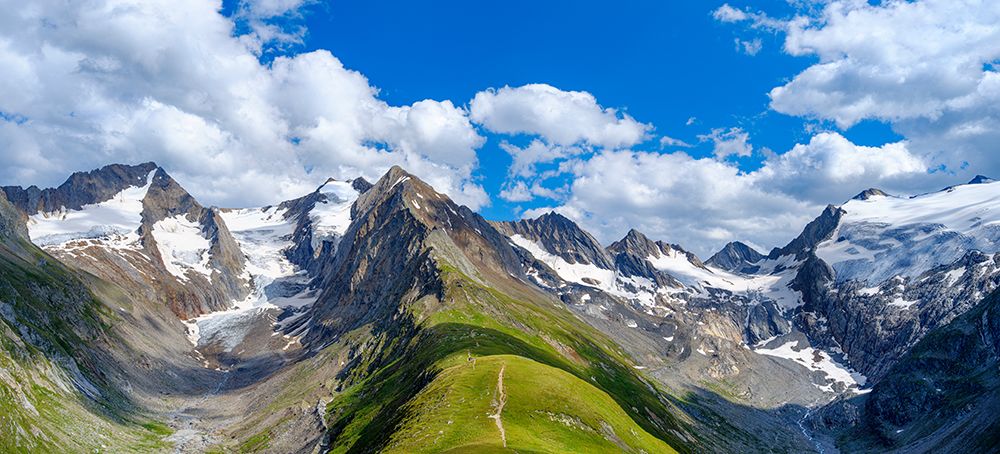 Valley Rotmoostal and valley Gaisbergtal-Mt. Hohe Mut- Otztal Alps-Europe- Austria- Tyrol art print by Martin Zwick for $57.95 CAD