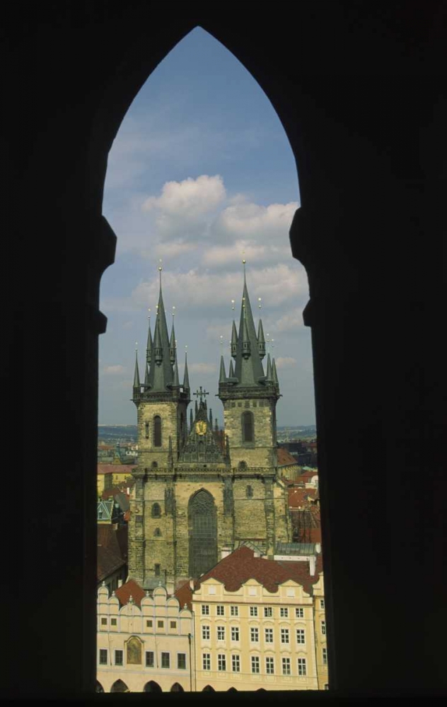 Czech Republic, Prague, Tyn Church in Town Square art print by Steve Satushek for $57.95 CAD