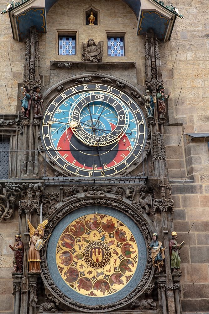 Astronomical Clock Tower in Prague-Czech Republic art print by Chuck Haney for $57.95 CAD