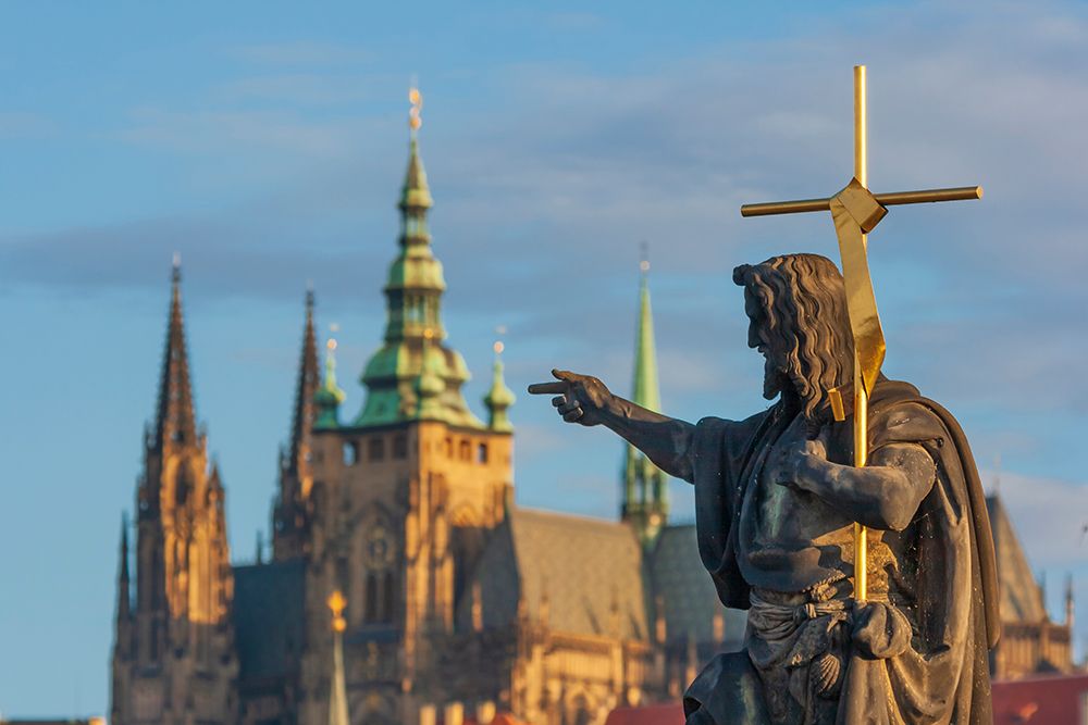 St-John the Baptist-Prague-UNESCO World Heritage Site-Czech Republic-Eastern Europe art print by Tom Haseltine for $57.95 CAD