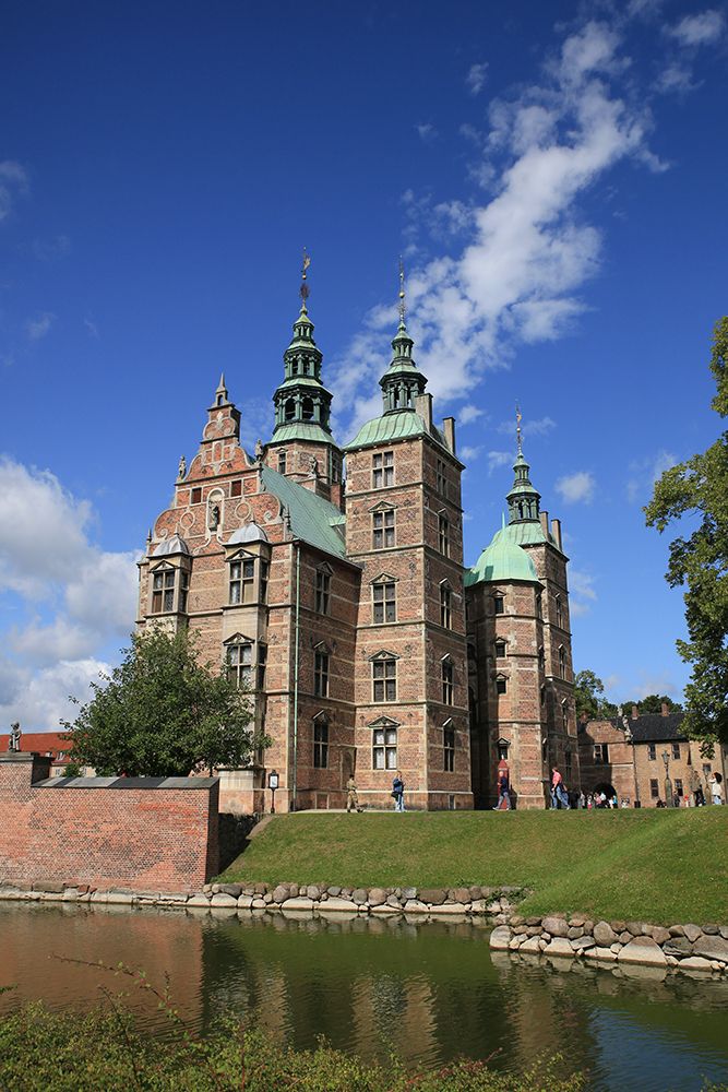 Copenhagen, Denmark. Rosenborg Castle and moat. art print by Jolly Sienda for $57.95 CAD