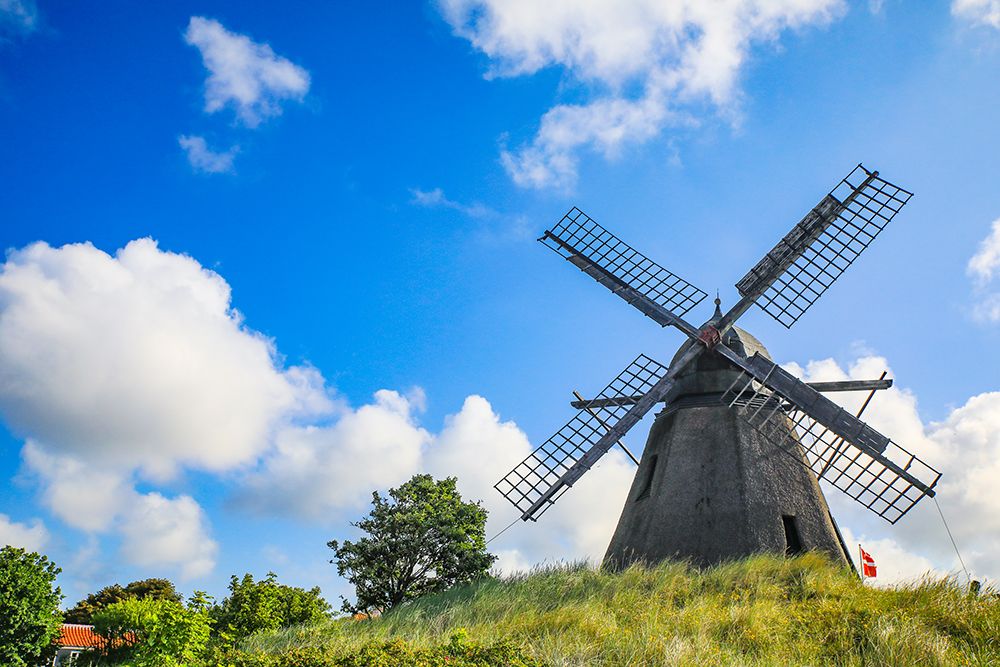 Skagen, Denmark. Kragskov windmill. art print by Jolly Sienda for $57.95 CAD