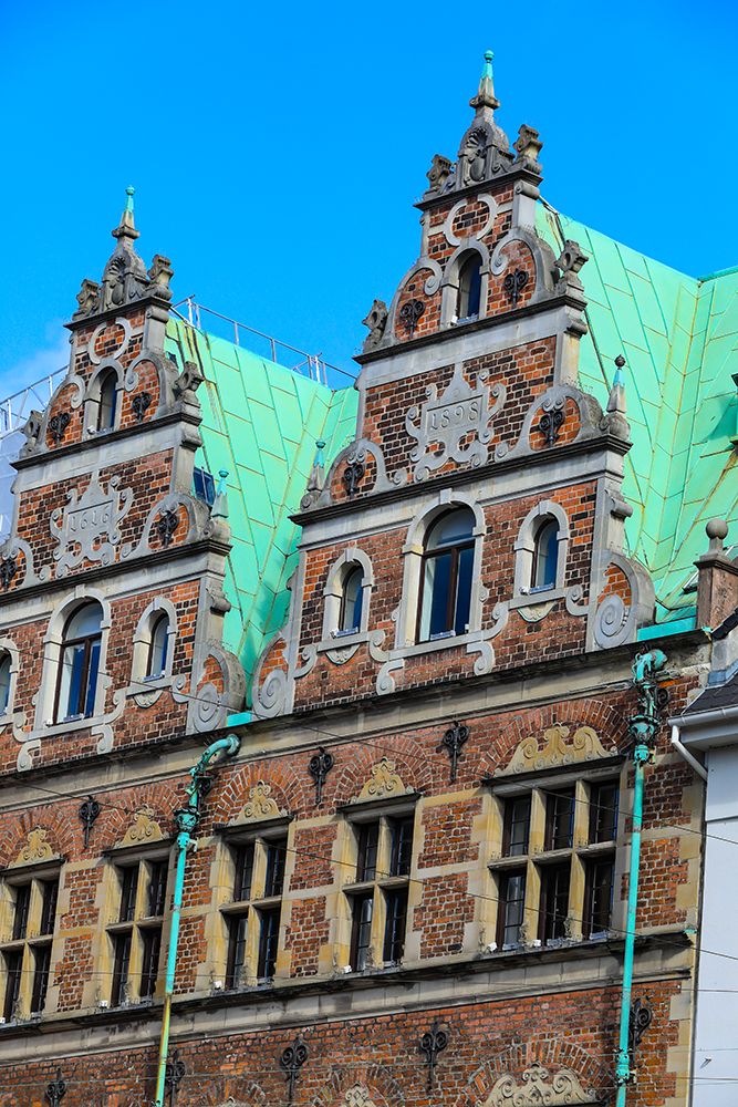 Copenhagen, Denmark. Historic, Art Nouveau houses. art print by Jolly Sienda for $57.95 CAD