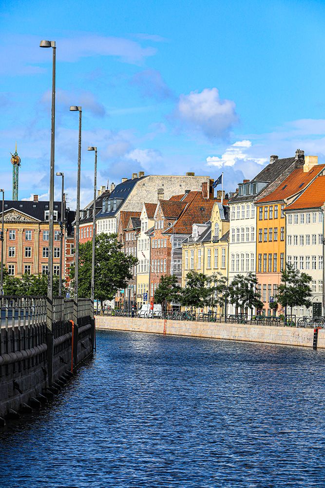 Copenhagen, Denmark. Copenhagens canals, historic houses. art print by Jolly Sienda for $57.95 CAD