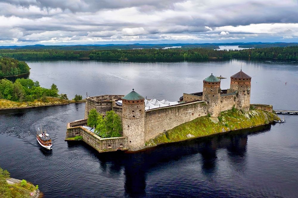 Finlandia-Savonlinna-Savonlinna castle art print by Michele Molinari for $57.95 CAD