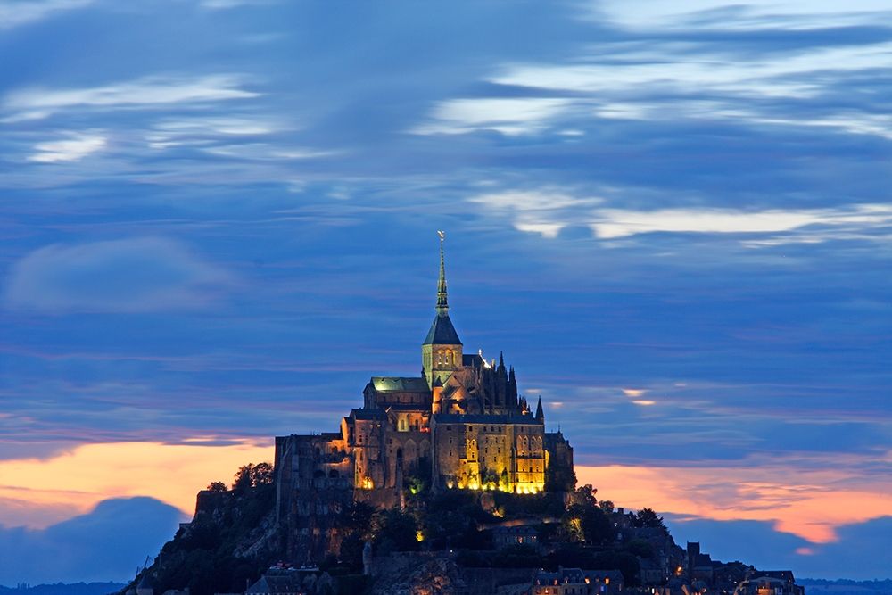 Mont St Michel-Dusk-Normandy-France art print by Alex Bartel for $57.95 CAD