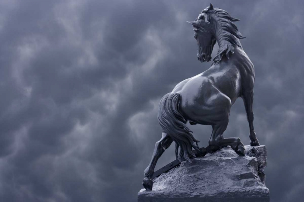 France, Paris Horse sculpture by Musee dOrsay art print by Jim Zuckerman for $57.95 CAD