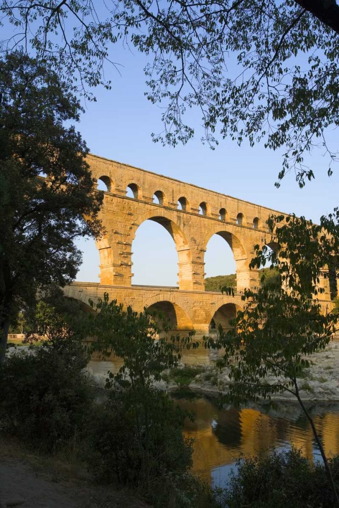 France, Avignon The Pont du Gard Roman aqueduct art print by Jim Zuckerman for $57.95 CAD