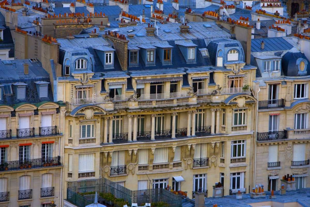 France, Paris Aerial cityscape of downtown Paris art print by Jim Zuckerman for $57.95 CAD