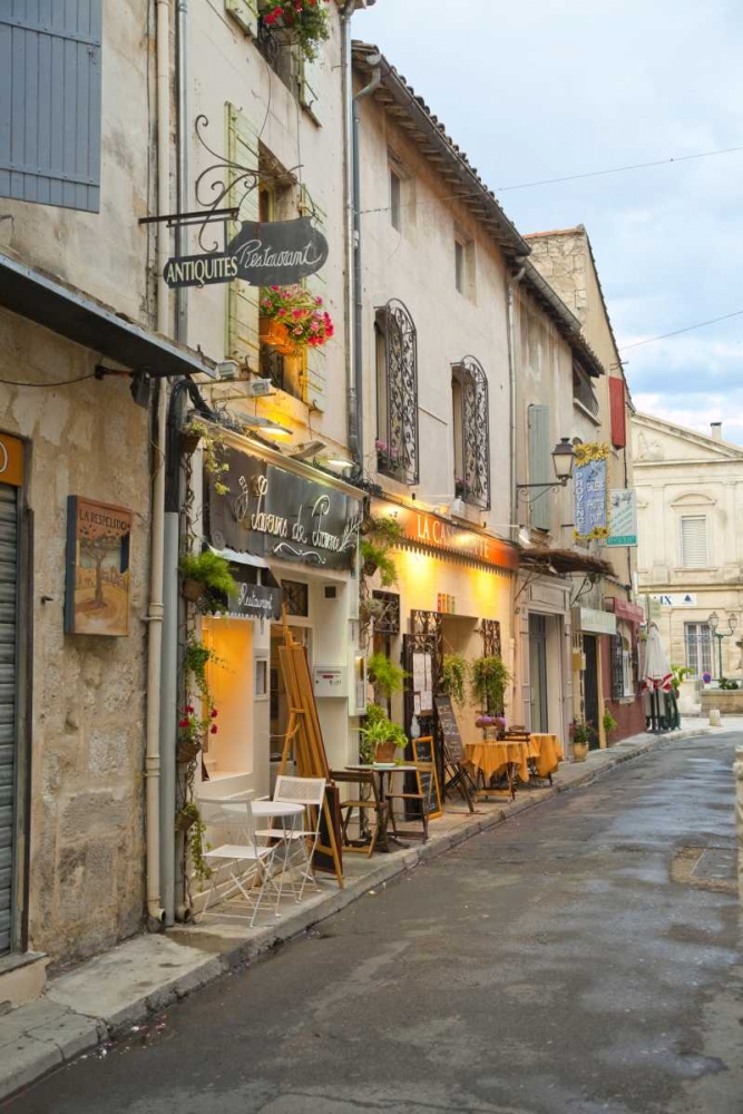 France, Provence Shops and restaurants art print by Fred Lord for $57.95 CAD