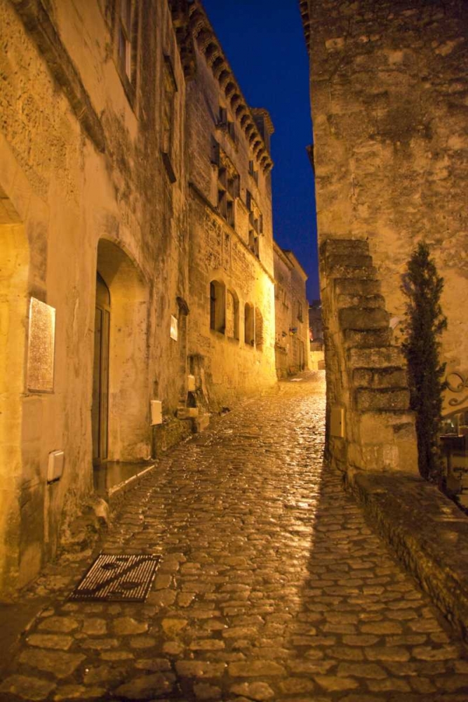 France, Provence Deserted street inside castle art print by Fred Lord for $57.95 CAD