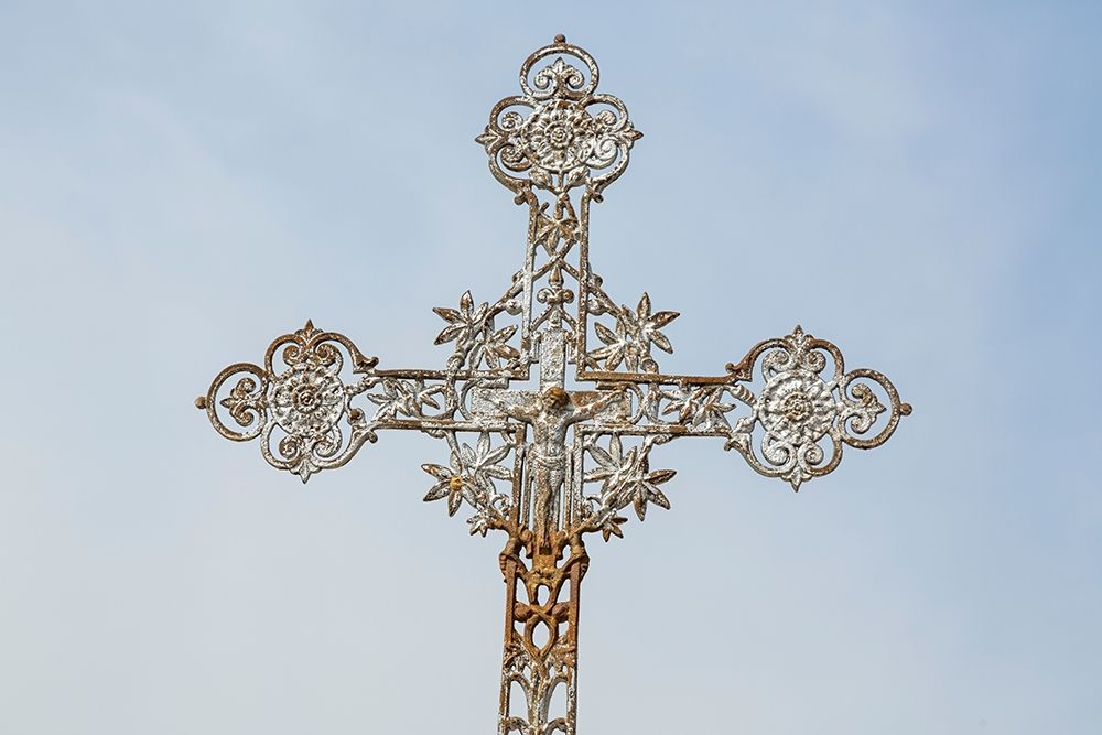 France-Giverny Detail of iron cross art print by Jaynes Gallery for $57.95 CAD