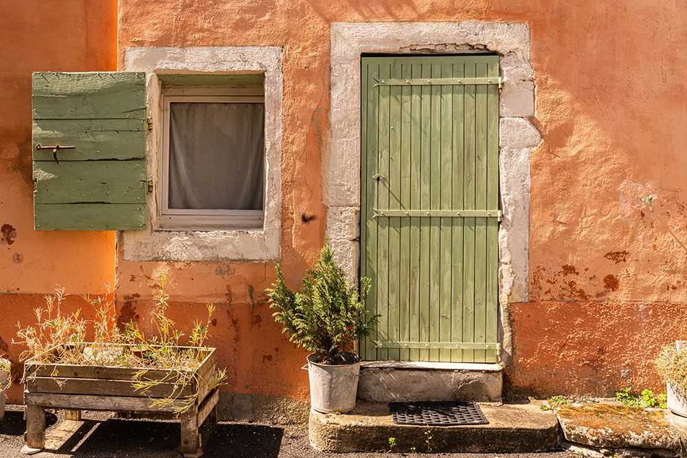 Europe-France-Cereste-Weathered old house exterior art print by Jaynes Gallery for $57.95 CAD