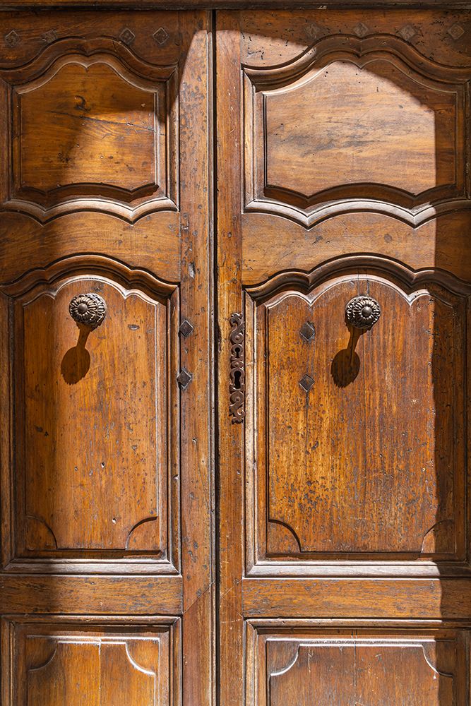 Gordes-Vaucluse-Provence-Alpes-Cote dAzur-France An old wooden door in Provence art print by Emily M. Wilson for $57.95 CAD