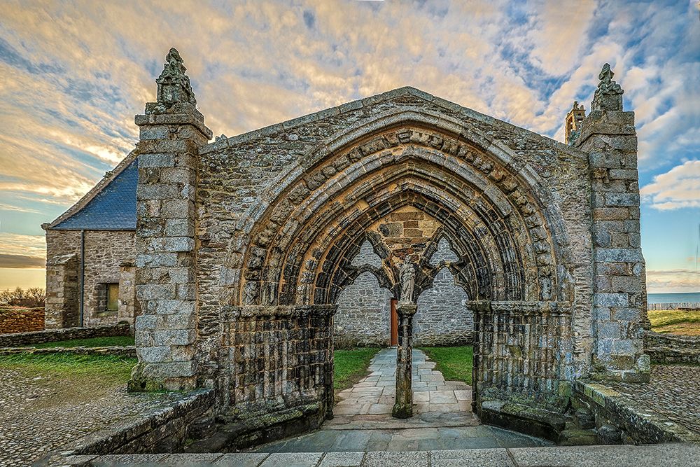 France-Brittany-Plougonvelin Ruins of the Abbey of Saint Mathieu art print by Hollice Looney for $57.95 CAD
