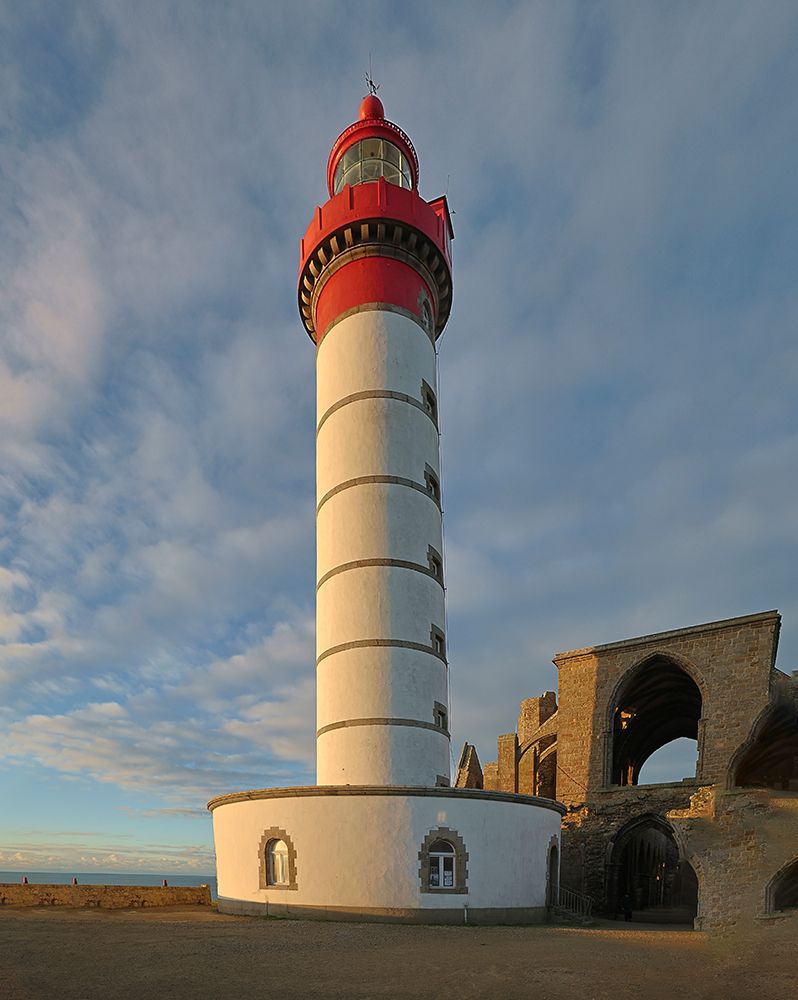 France-BPlougonvelin Ruins of the Abbey of Saint Mathieu and the Saint Mathieu Lighthouse art print by Hollice Looney for $57.95 CAD