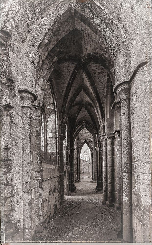 France-Brittany-Plougonvelin Ruins of the Abbey of Saint Mathieu art print by Hollice Looney for $57.95 CAD