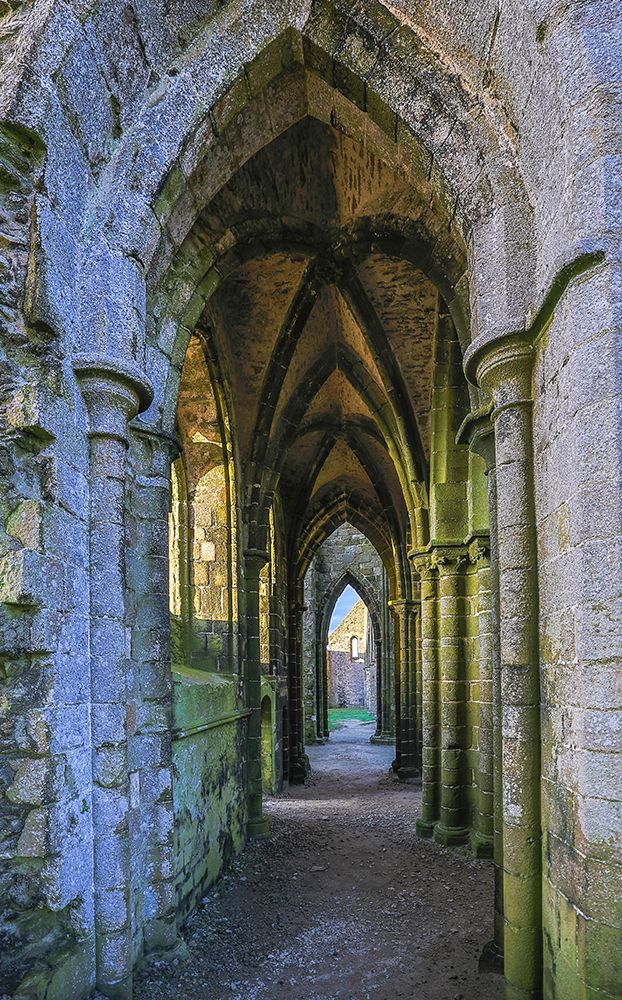 France-Brittany-Plougonvelin Ruins of the Abbey of Saint Mathieu art print by Hollice Looney for $57.95 CAD