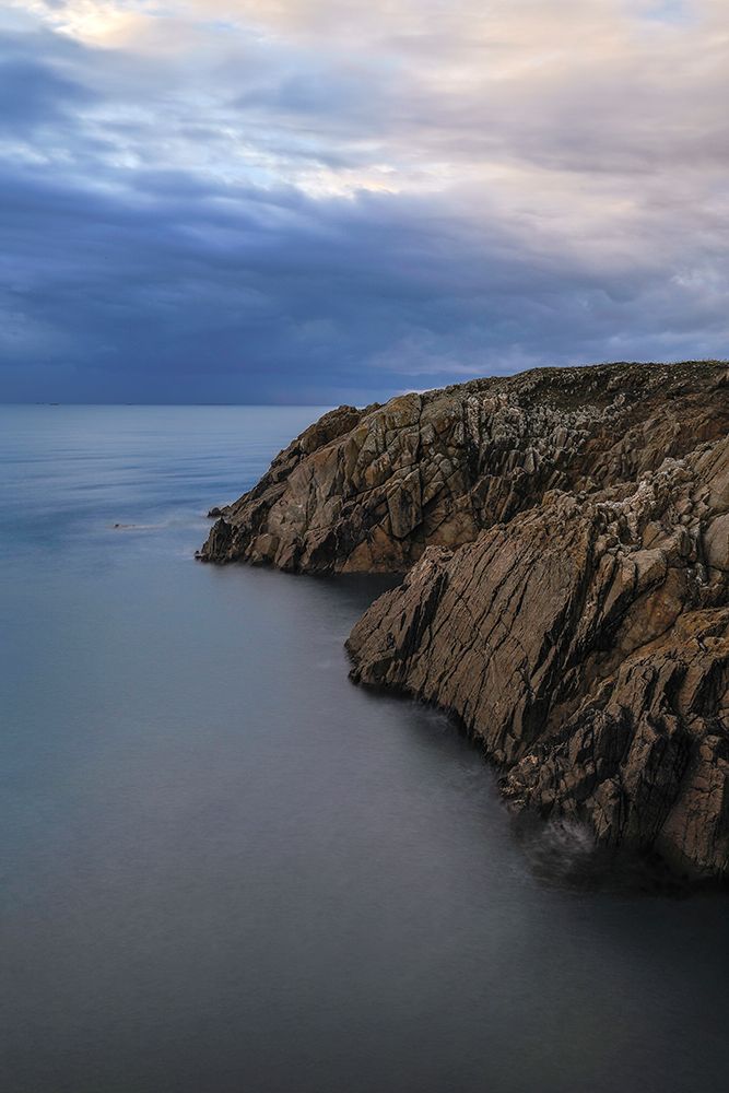 France-Brittany Finisterre-Plouzane Atlantic Ocean near the Petit Minou Lighthouse art print by Hollice Looney for $57.95 CAD