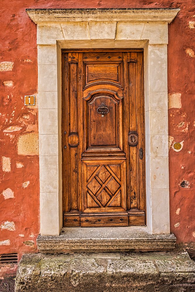 Roussillon doorway-Provence-France art print by John Ford for $57.95 CAD
