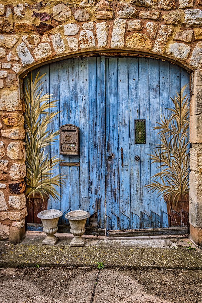 Roussillon doorway-Provence-France art print by John Ford for $57.95 CAD