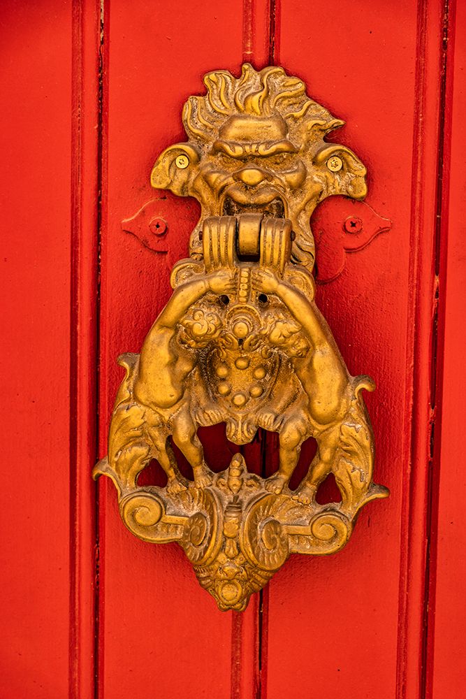 Roussillon door knocker-Provence-France art print by John Ford for $57.95 CAD