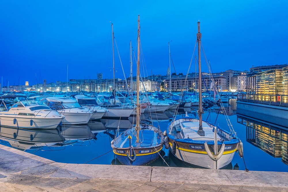 France, Provence. Marseille. Old Port at dawn art print by Rob Tilley for $57.95 CAD
