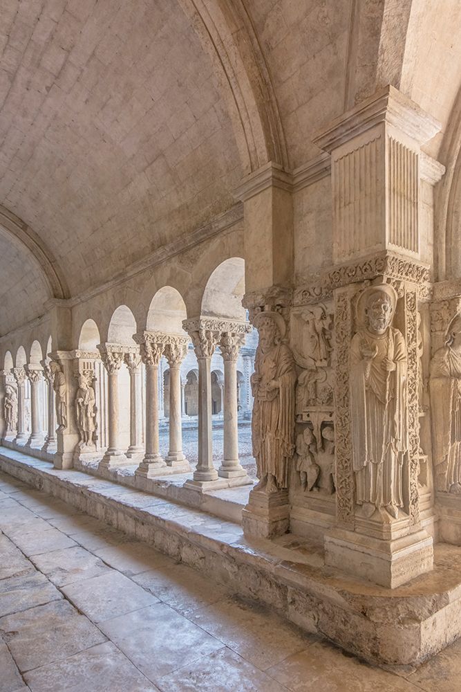 France, Provence, Arles. Saint Trophime Cloister completed in the 13th century art print by Rob Tilley for $57.95 CAD